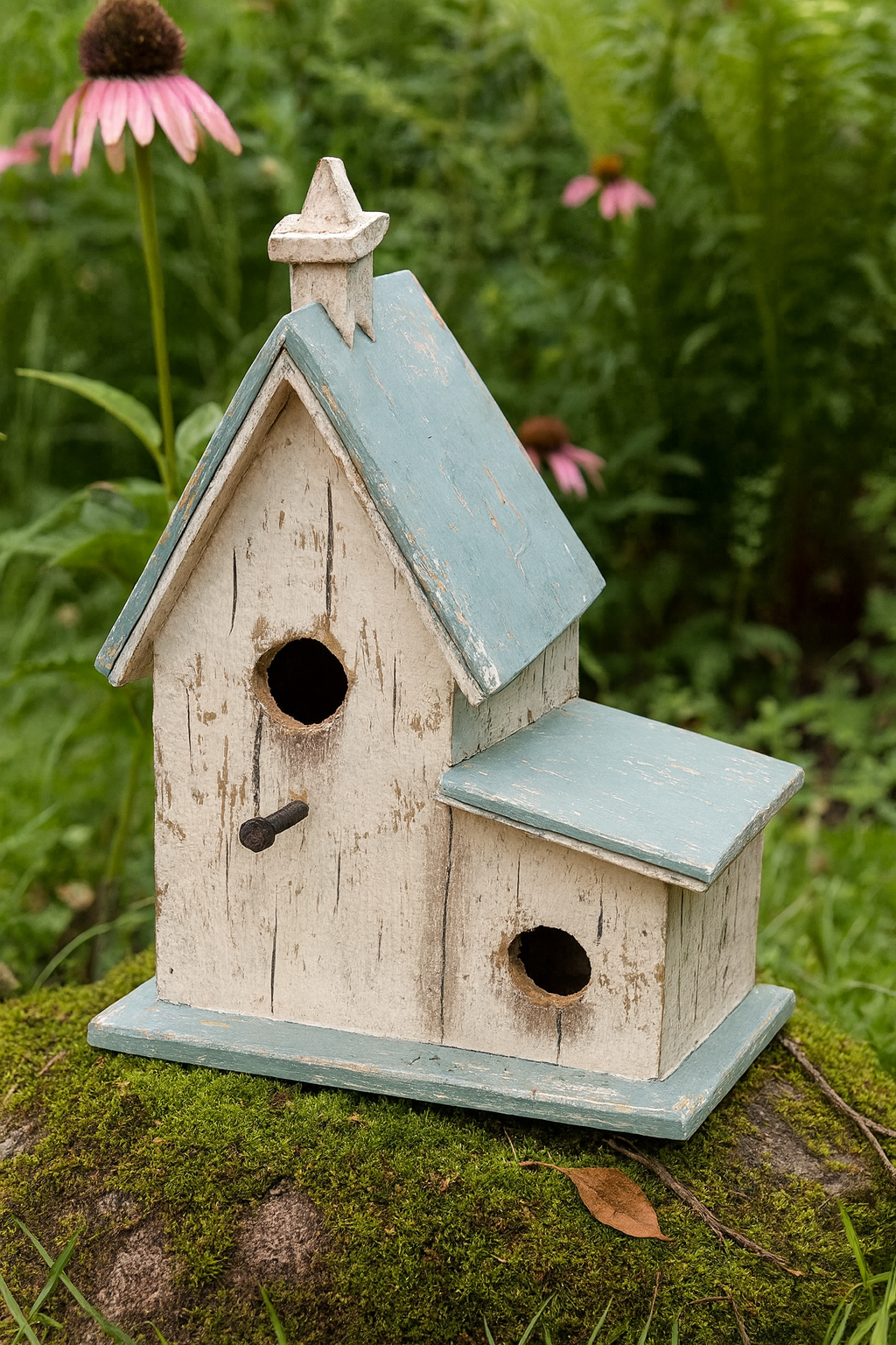 Vintage-style birdhouse