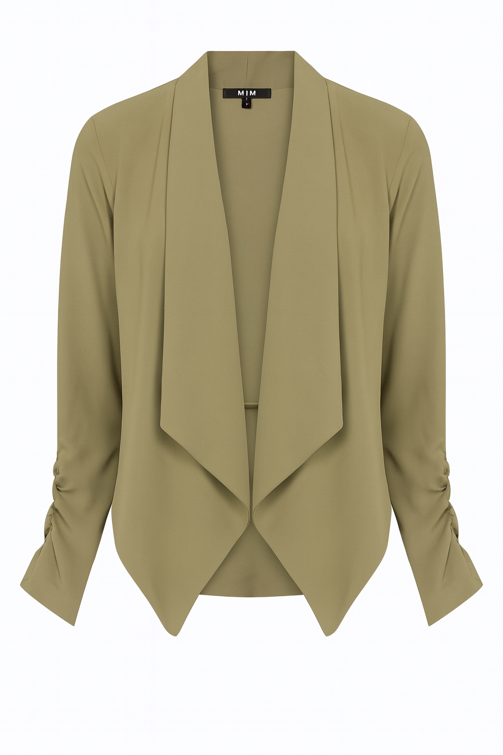 Olive drape - front jacket