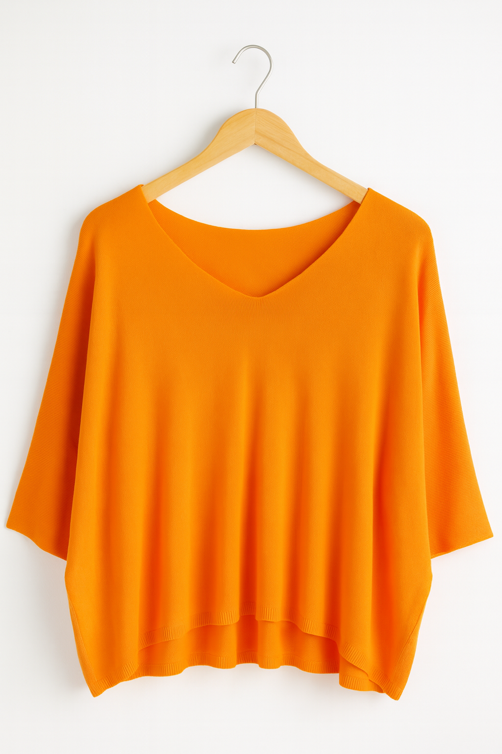Orange knit Top